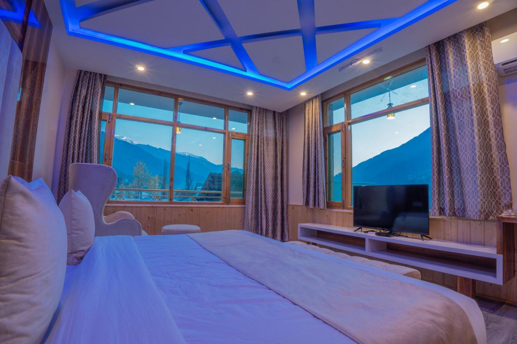 West Western Resort Manali #Neartomallroad #Gym #Lawn #Playingzone #Pooltable #Kidsfriendly #Mountainview #Tabletennis #Familyfriendly #Privateparking Exterior foto
