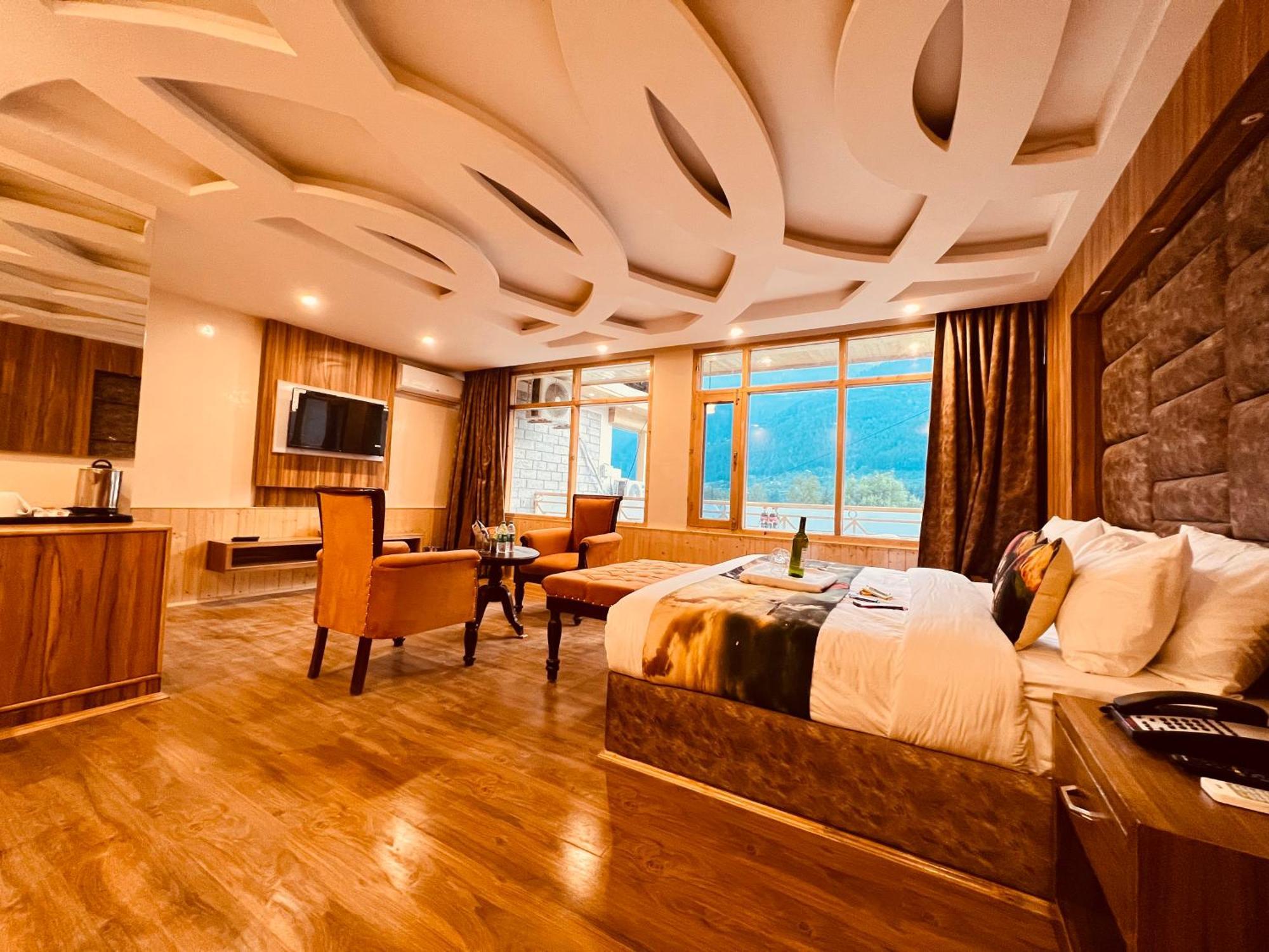 West Western Resort Manali #Neartomallroad #Gym #Lawn #Playingzone #Pooltable #Kidsfriendly #Mountainview #Tabletennis #Familyfriendly #Privateparking Exterior foto